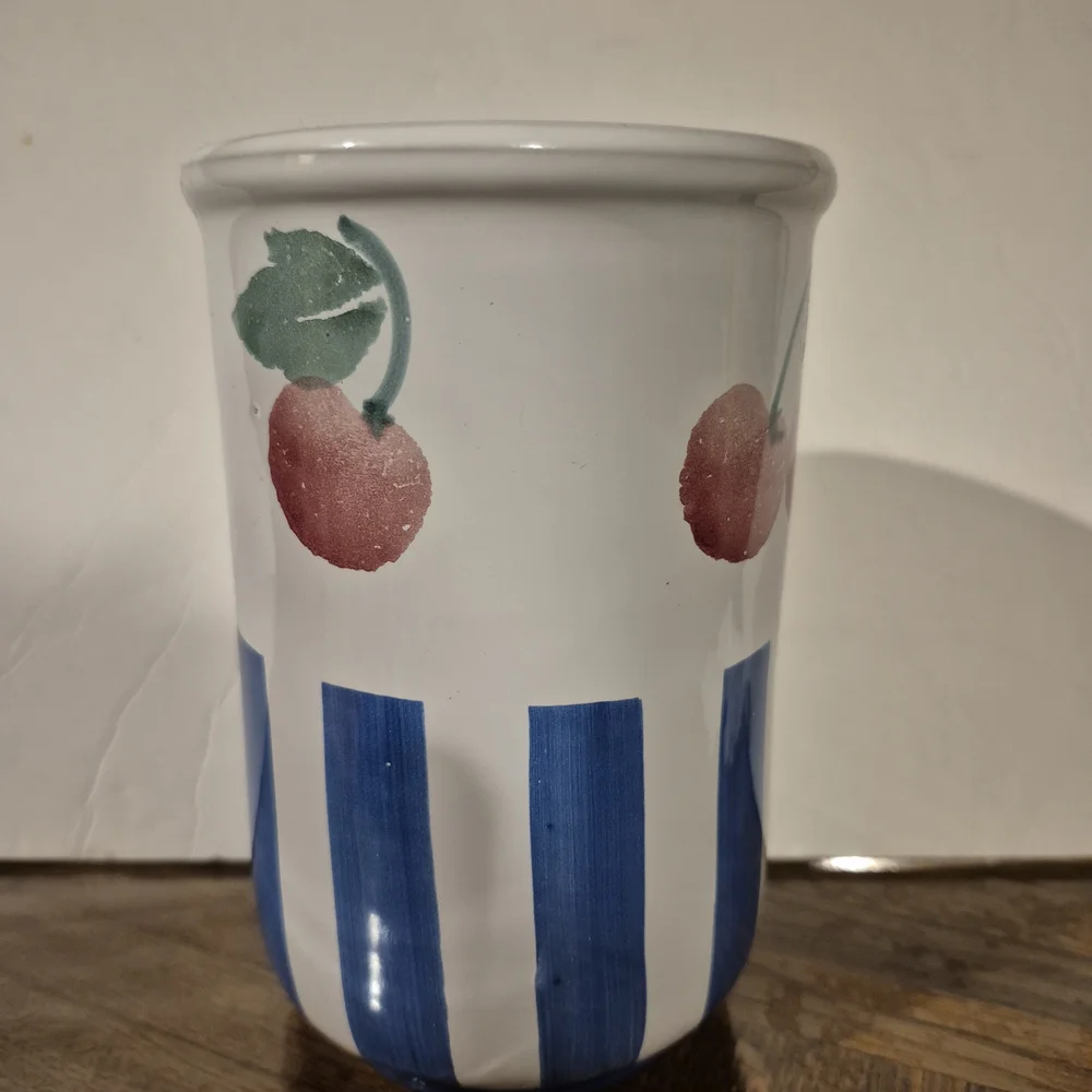 Pier 1 Handpainted Ceramic Vase